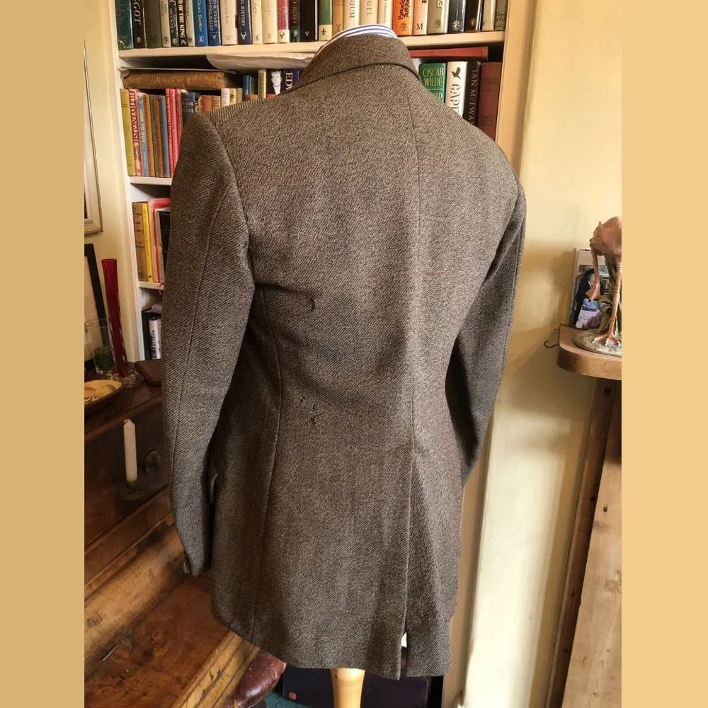 Classic Men's Brown Tweed Blazer - Brand